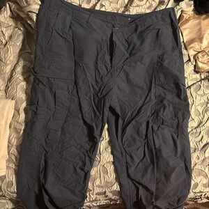 American Eagle Parachute Cargo Pants Navy Blue size XL